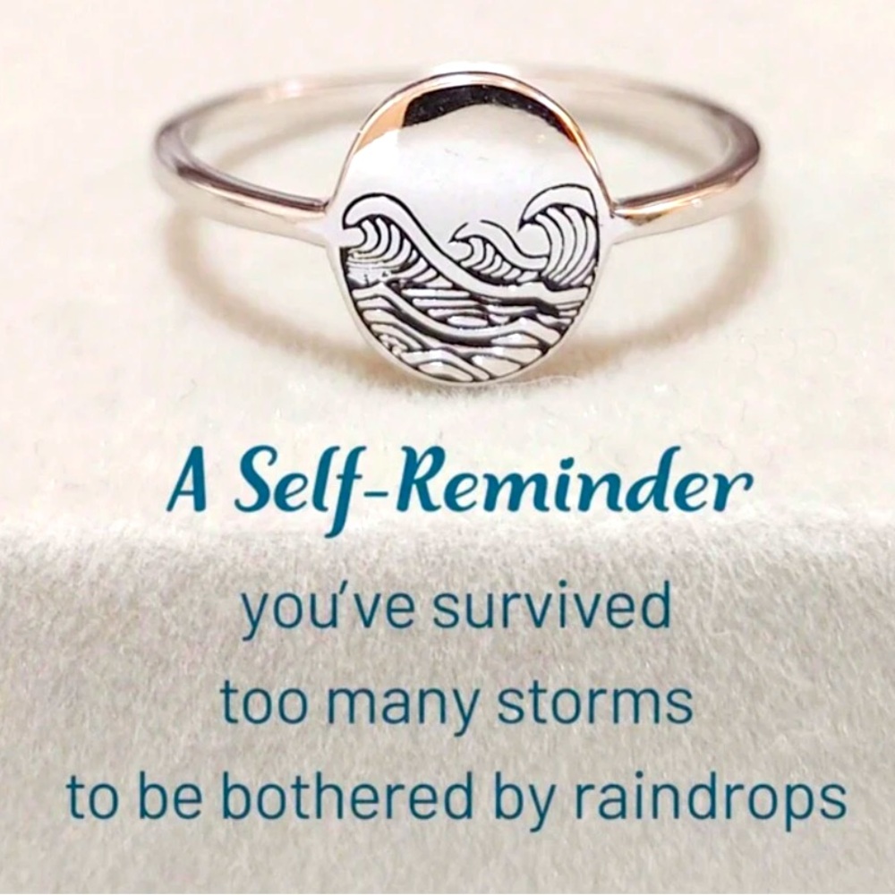 Silver Wave Ring